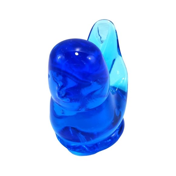 Bluebird of Happiness Leo Ward Paperweight Figurine Art Glass Hand Blown '93 VTG - Picture 5 of 9